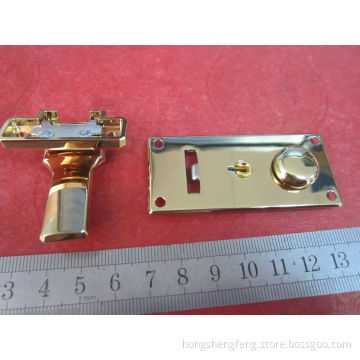 High Quality Gold Color Zinc Alloy Spring Push Combination Lock